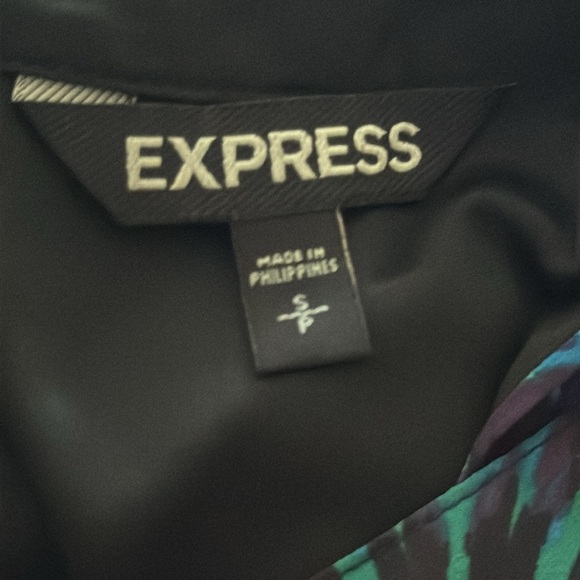 Express Sz S halter dress sleeveless keyhole front & back elastic waist dress‎ - Picture 7 of 10